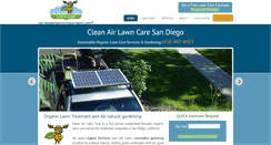 Desktop Screenshot of cleanairlawncaresandiego.com