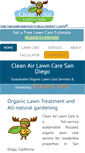 Mobile Screenshot of cleanairlawncaresandiego.com